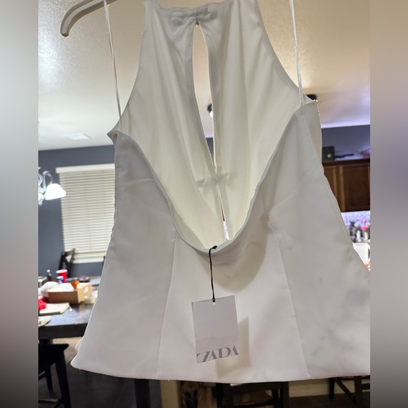 COPY - Zara Elegant White Halter Top
Reserved! Please do not buy‼️ - Picture 4 of 6